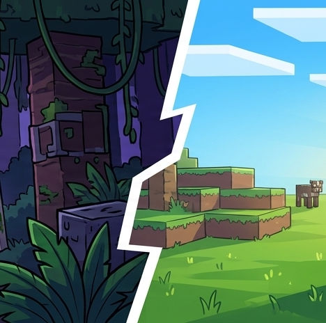 MINECRAFT : 4 survies d&rsquo;un coup